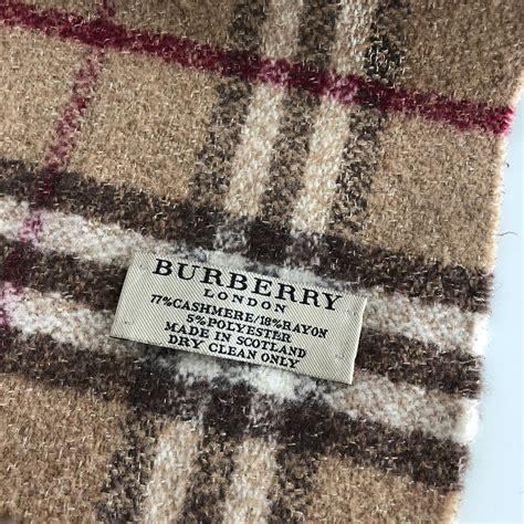 burberry check authenticity|genuine burberry label.